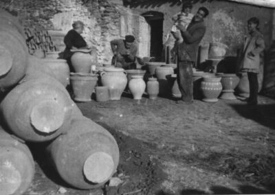 Familia Gimena en el taller